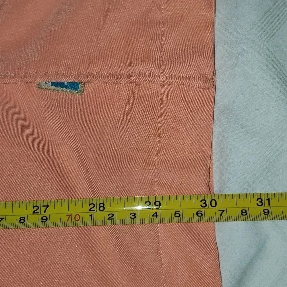 Caribbean Men's Button Up Shirt Size XL Salmon Peach Color - Picture 14 of 14
